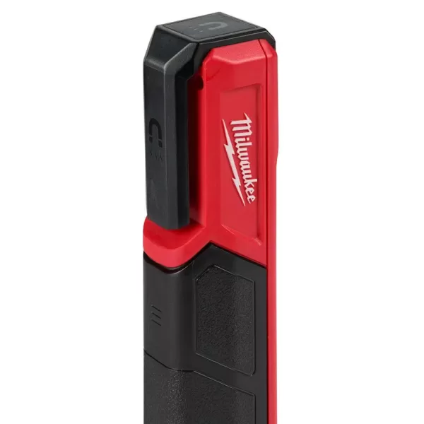 Milwaukee 445 Lumens LED Rover Rechargeable Pocket Flood Light with 700 Lumens LED Rechargeable Aluminum Flashlight