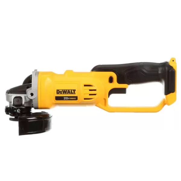 DEWALT 20-Volt MAX Cordless 4-1/2 in. to 5 in. Grinder, (1) 20-Volt 4.0Ah Battery & Charger