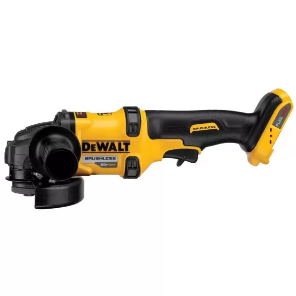 DEWALT FLEXVOLT 60-Volt MAX Cordless Brushless 4-1/2 in. Angle Grinder with Kickback Brake & (1) FLEXVOLT 6.0Ah Battery