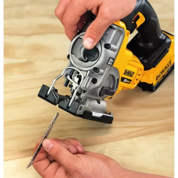 DEWALT FLEXVOLT 60-Volt MAX Cordless Brushless 4-1/2 in. Angle Grinder, (1) FLEXVOLT 6.0Ah Battery & Jigsaw