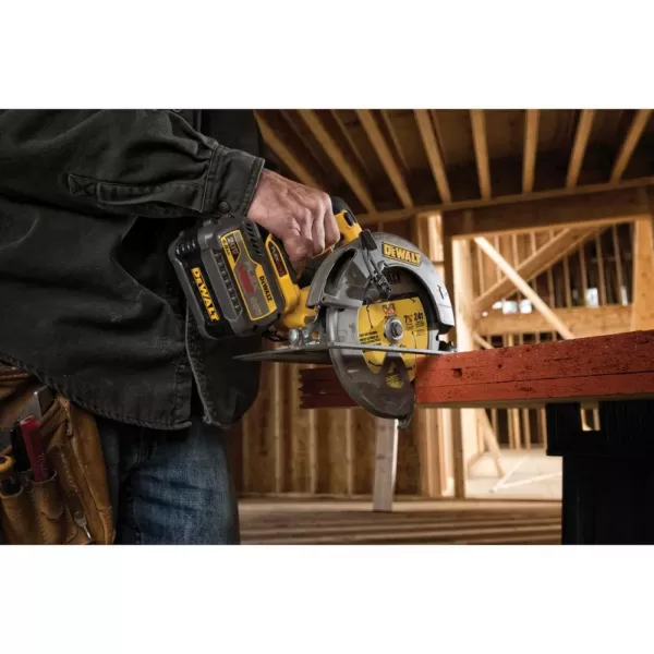 DEWALT FLEXVOLT 7-1/4 in. 60-Teeth Carbide-Tipped Circular Saw Blade