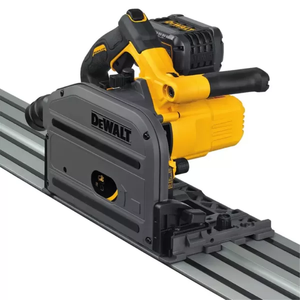 DEWALT FLEXVOLT 60-Volt MAX Cordless Brushless 6-1/2 in. Track Saw with (2) FLEXVOLT 6.0Ah Batteries