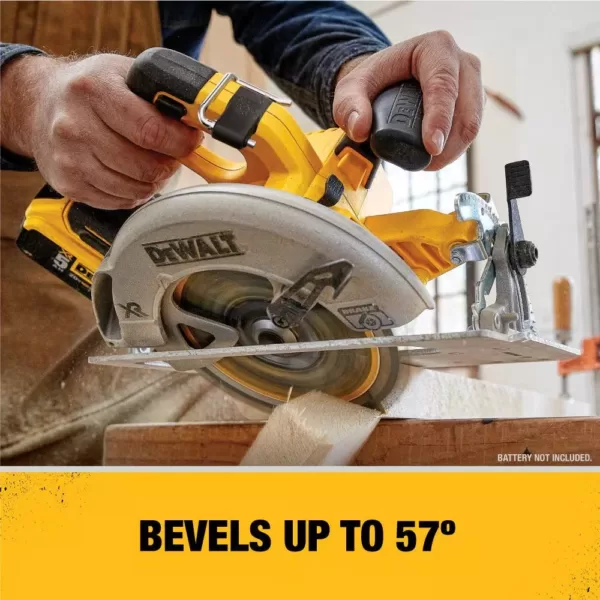 DEWALT 20-Volt MAX XR Cordless Brushless 7-1/4 in. Circular Saw with (1) 20-Volt Battery 4.0Ah