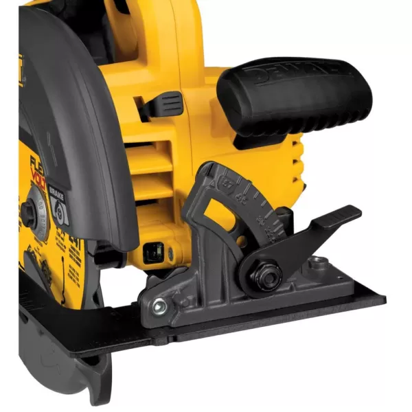 DEWALT FLEXVOLT 60-Volt MAX Cordless Brushless 7-1/4 in. Circular Saw, (1) FLEXVOLT 6.0Ah Battery & 1/2 in. Impact Wrench