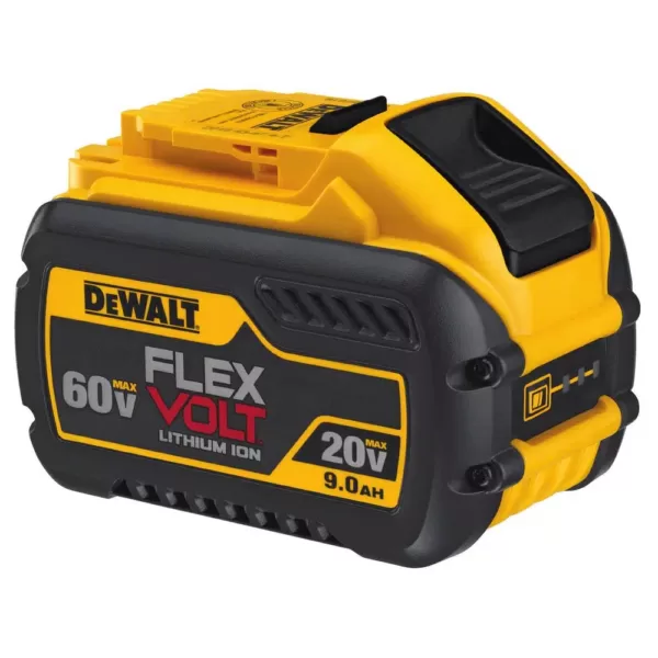 DEWALT FLEXVOLT 60-Volt MAX Cordless Brushless 7-1/4 in. Circular Saw with Brake with (2) FLEXVOLT 9.0Ah Batteries