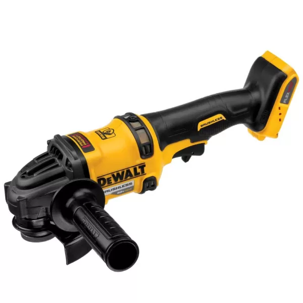 DEWALT FLEXVOLT 60-Volt MAX Brushless 9 in. Cut-Off Construction Saw, (2) FLEXVOLT 9.0Ah Batteries & 4-1/2 in. Angle Grinder