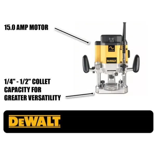 DEWALT 3 HP EVS Plunge Router