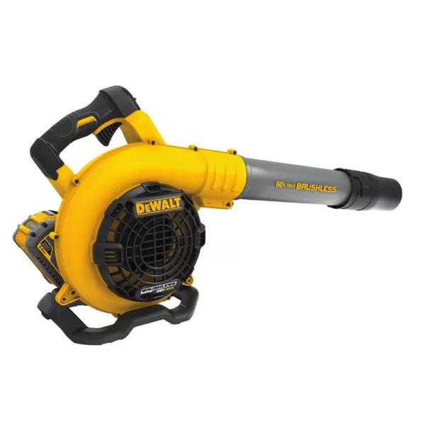 DEWALT 129 MPH 423 CFM 60V MAX Lithium Ion Cordless FLEXVOLT Handheld Leaf Blower with (2) 3.0Ah Batteries and Charger Included