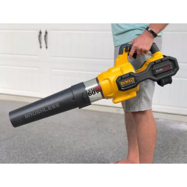 DEWALT 125 MPH 600 CFM FLEXVOLT 60V MAX Lithium-Ion Cordless Axial Blower with (1) 3.0Ah Battery and Charger Included