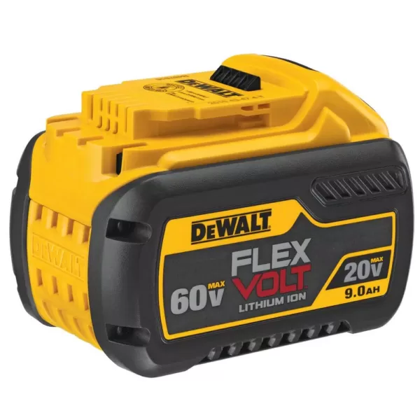 DEWALT 125 MPH 600 CFM FLEXVOLT 60V MAX Lithium-Ion Cordless Axial Blower with (1) 3.0Ah Battery and Charger Included