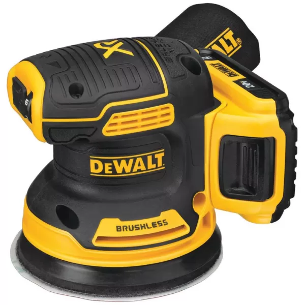 DEWALT 20-Volt MAX XR Cordless Brushless 5 in. Random Orbital Sander with (1) 20-Volt Battery 3.0Ah & Charger