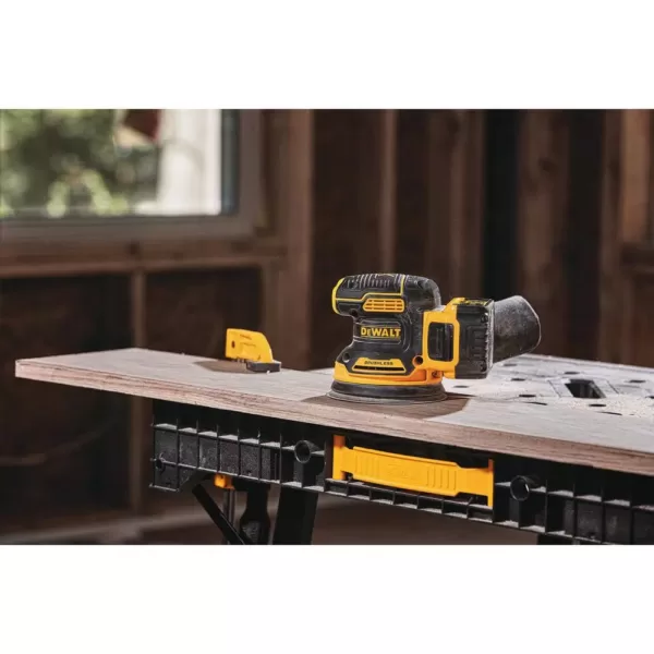 DEWALT 20-Volt MAX XR Cordless Brushless 5 in. Random Orbital Sander with (1) 20-Volt Battery 5.0Ah & Charger