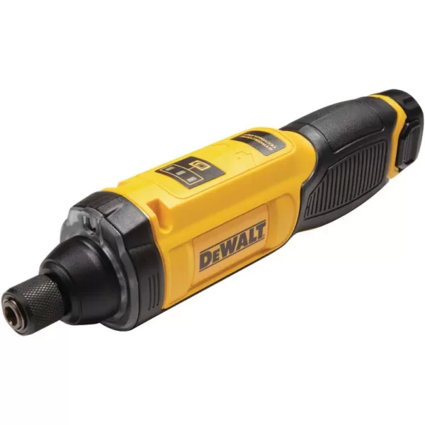 DEWALT 8-Volt MAX Cordless 1/4 in. Hex Gyroscopic Screwdriver, (1) 1.0Ah Battery, Charger & Bag