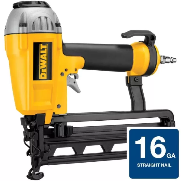 DEWALT 16-Gauge Pneumatic 1 in. - 2-1/2 in. Nailer