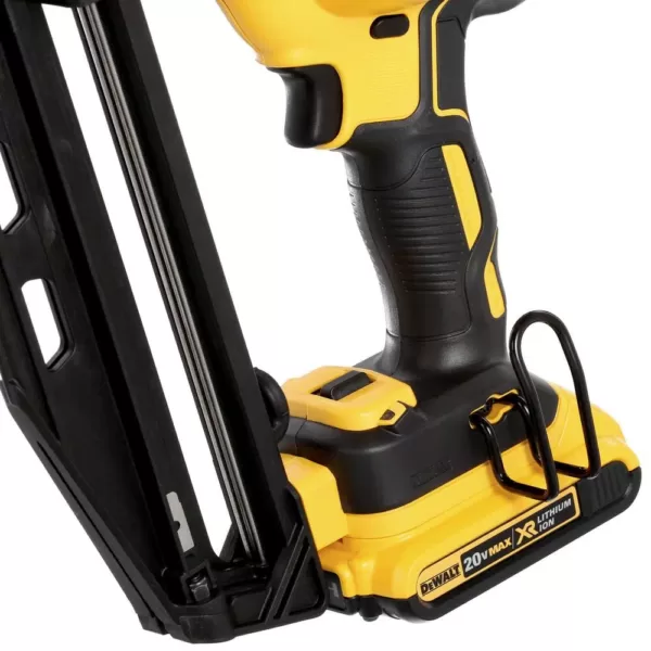 DEWALT 20-Volt Max 16-Gauge Cordless Angled Finish Nailer Kit