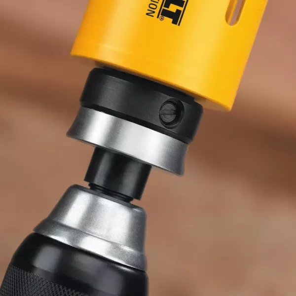 DEWALT 7/16 in. Shank Quick Change Mandrel Fits Hole Saws 1-1/4 in. - 6 in.