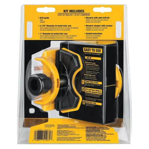 DEWALT Door Lock Installation Kit