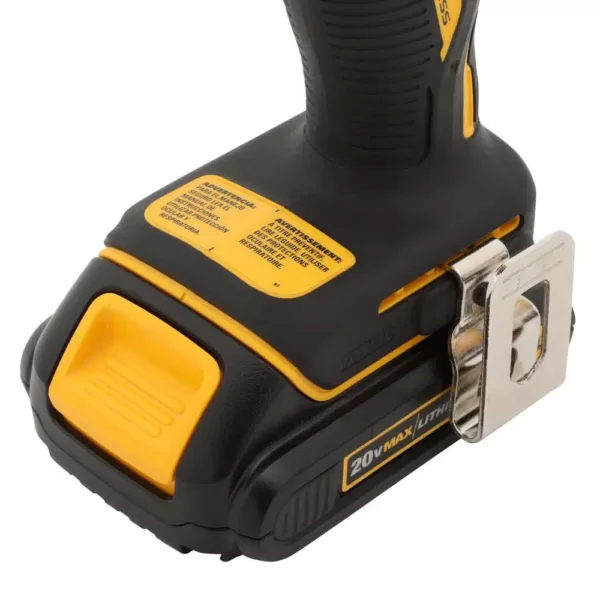 DEWALT ATOMIC 20-Volt MAX Cordless Brushless Compact 1/4 in. Impact Driver with (1) 20-Volt 5.0Ah Battery