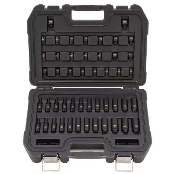 DEWALT 1/4 in. Drive Metric and SAE Impact Socket Set (48-Piece)