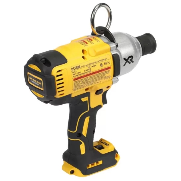 DEWALT 20-Volt MAX XR Cordless Brushless 7/16 in. High Torque Impact Wrench with Quick Release Chuck (Tool-Only)