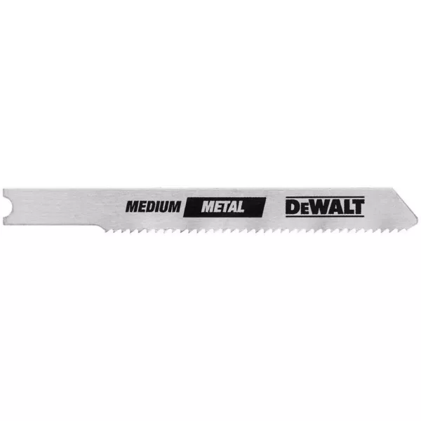 DEWALT 3 in. 24 TPI Thin Metal Cutting Jig Saw Blade Bi-Metal U-Shank (5-Pack)