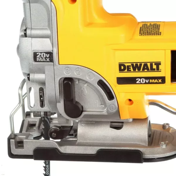 DEWALT 20-Volt MAX Cordless Jig Saw with (1) 20-Volt Battery 4.0Ah