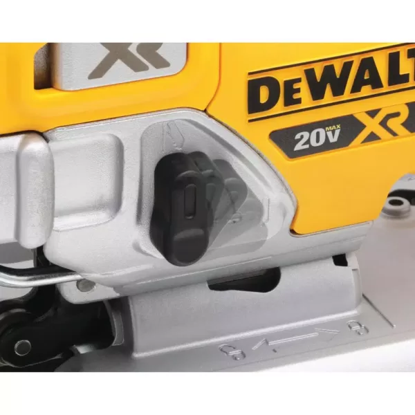 DEWALT 20-Volt MAX XR Cordless Brushless Jigsaw with (1) 20-Volt Battery 3.0Ah & Charger