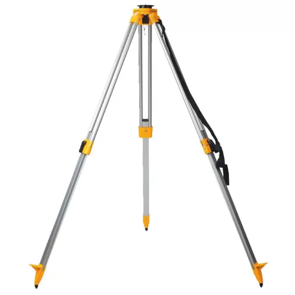 DEWALT 20-Volt Lithium-Ion Red Rotary Laser Level with Bonus Construction Tripod