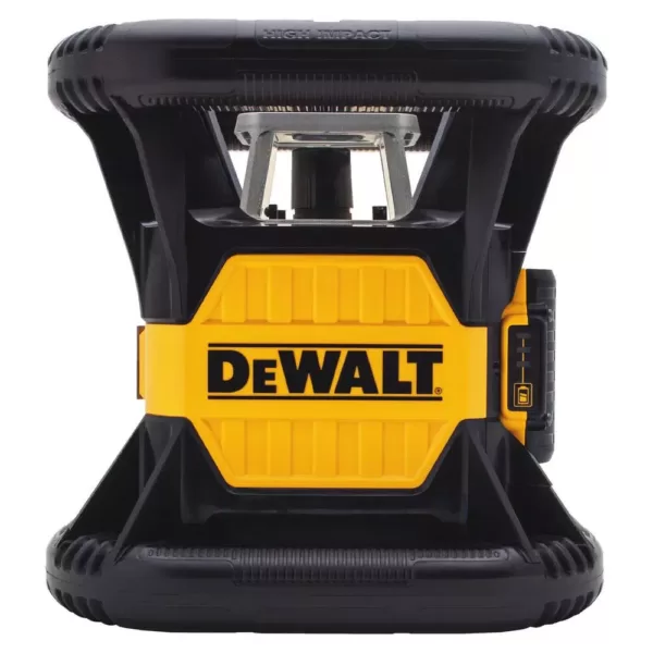 DEWALT 20-Volt Lithium-Ion Green Rotary Laser Level with Bonus Construction Tripod