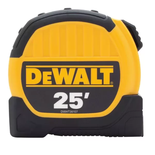 DEWALT Self-Leveling Cross Line and Plumb Spots Laser Level with Bonus 25 ft. Tape Measure