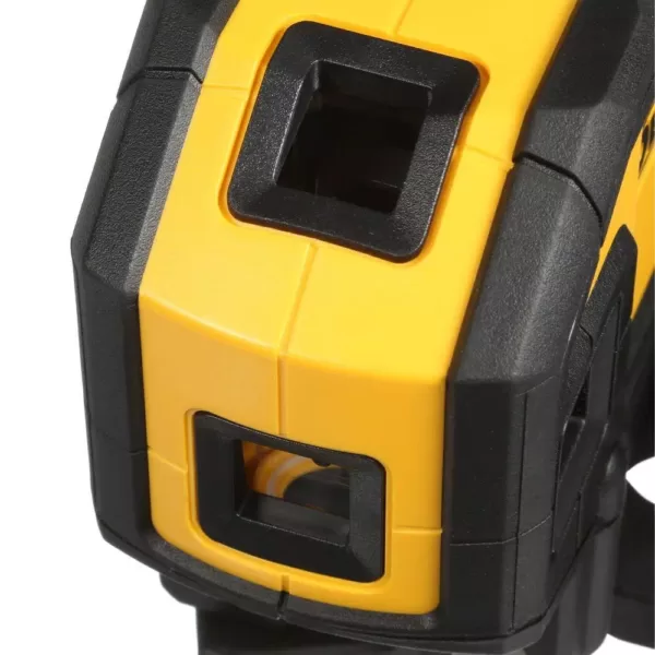 DEWALT 165 ft. Red Self-Leveling 5-Spot & Horizontal Line Laser Level with (3) AA Batteries & Case