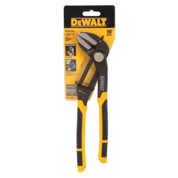 DEWALT 10 in. Straight Jaw Pushlock Plier