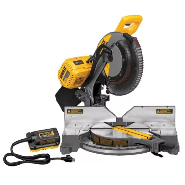 DEWALT FLEXVOLT 120-Volt MAX Lithium-Ion Cordless Brushless 12 in. Miter Saw with AC Adapter (Tool-Only)