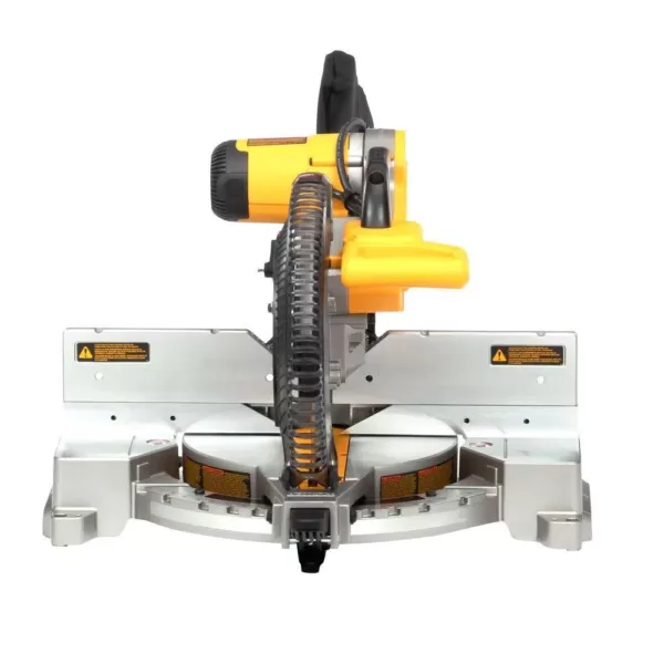 DEWALT 15 Amp Corded 12 in. Double-Bevel Compound Miter Saw with Heavy-Duty Stand