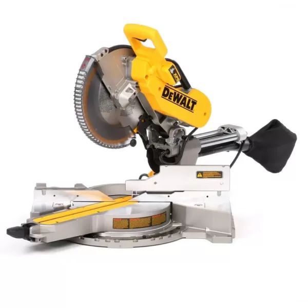 DEWALT 15 Amp Corded 12 in. Sliding Miter Saw with Bonus Heavy-Duty Miter Saw Stand