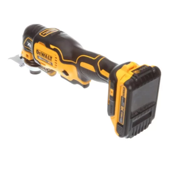 DEWALT 20-Volt MAX XR Cordless Brushless Oscillating Multi-Tool with (1) 20-Volt 2.0Ah Battery & Charger