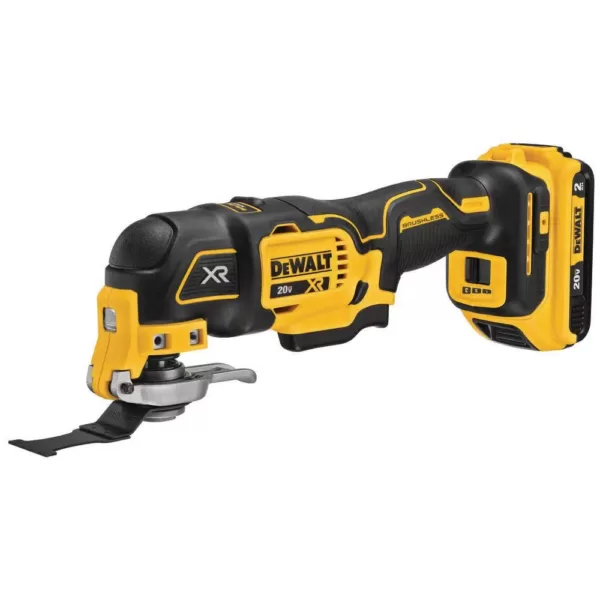 DEWALT 20-Volt MAX XR Cordless Brushless 3-Speed Oscillating Multi-Tool with (1) 20-Volt 2.0Ah Battery & Jigsaw