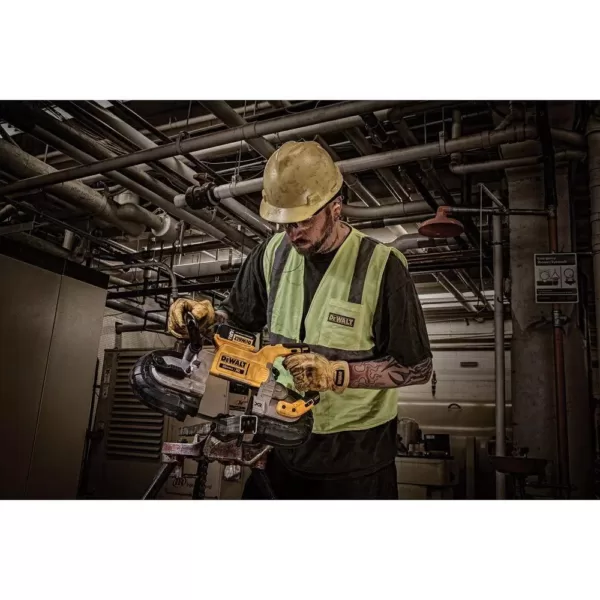 DEWALT 20-Volt MAX XR Cordless Brushless Deep Cut Band Saw with 4-1/2 in. Grinder