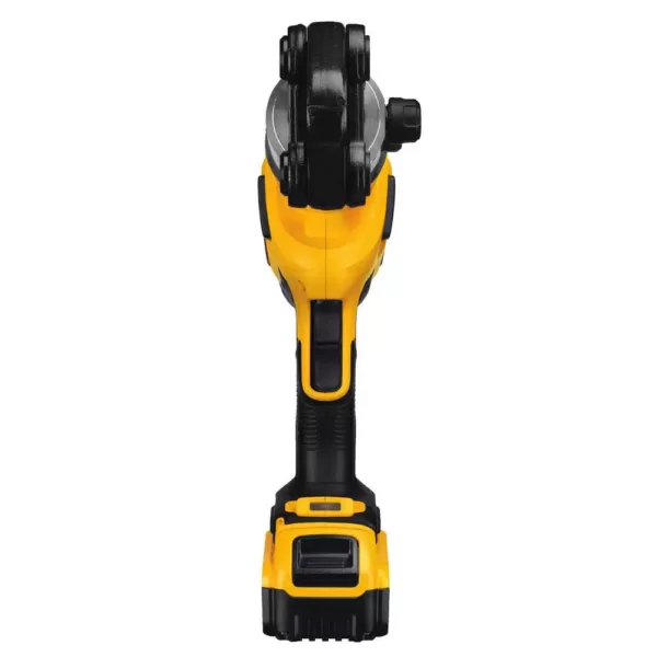 DEWALT 20-Volt MAX Cordless Press Tool, (6) Press Jaws Sized 1/2 in. to 2 in., (2) 20-Volt 4.0Ah Batteries & Charger