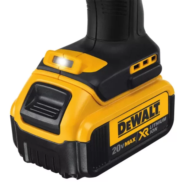 DEWALT 20-Volt MAX Cordless Died Cable Crimping Tool with (2) 20-Volt 4.0Ah Batteries, Charger, Case & Cable Cutting Tool