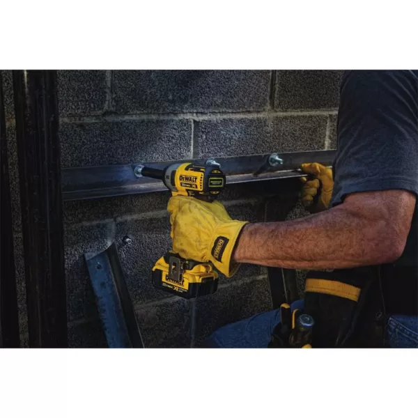 DEWALT 20-Volt MAX XR Cordless Barrel Grip Jigsaw with (1) 20-Volt 2.0Ah Battery & 3/8 in. Impact Wrench