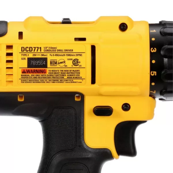 DEWALT 20-Volt MAX Cordless 1/2 in. Drill/Driver, (2) 20-Volt 1.3Ah Batteries, Charger & 1/4 in. Impact Driver