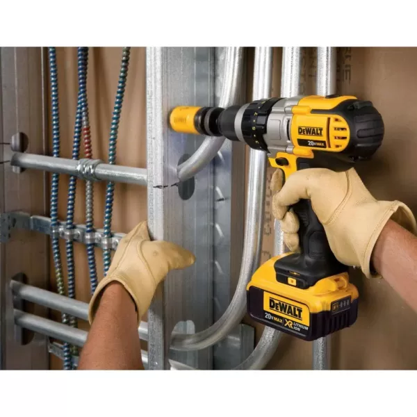 DEWALT 20-Volt MAX Cordless Premium 3-Speed 1/2 in. Drill/Driver with (2) 20-Volt 4.0Ah Batteries, Charger & Case