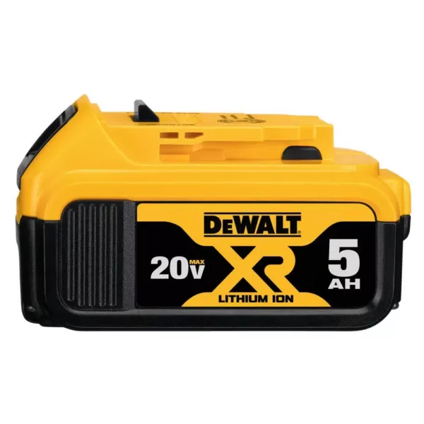 DEWALT 20-Volt MAX Cordless Compact Reciprocating Saw with (2) 20-Volt Battery 5.0Ah & Brushless Drill