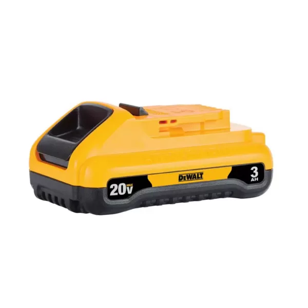 DEWALT 20-Volt MAX Compact Lithium-Ion 3.0Ah Battery Pack with 12-Volt to 20-Volt MAX Charger