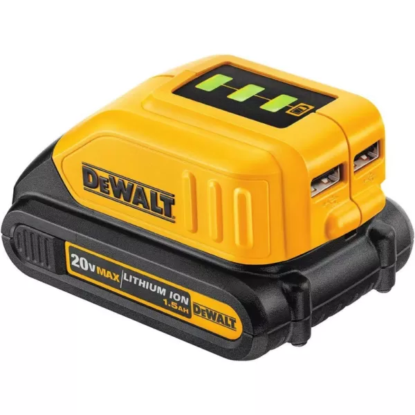 DEWALT 12-Volt/20-Volt Max USB Power Source