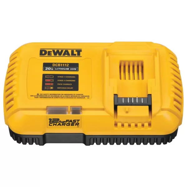 DEWALT 20-Volt and FLEXVOLT 12 Amp Fan Cooled Fast Charger