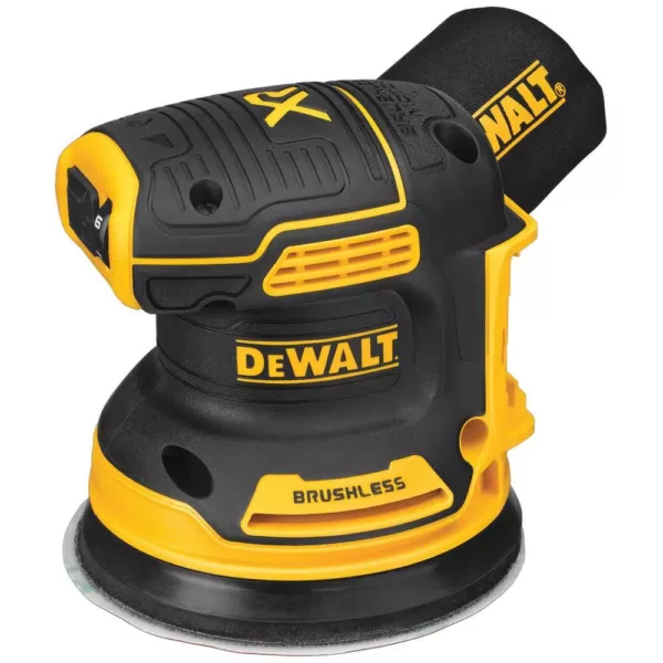 DEWALT 20-Volt MAX XR Cordless Brushless Drywall Screw Gun with (1) 20-Volt 5.0Ah Battery & 5 in. Random Orbital Sander