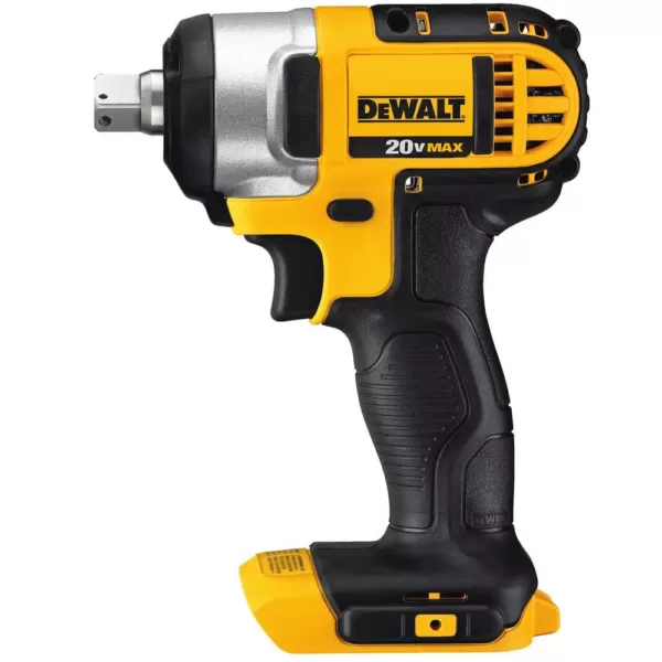 DEWALT 20-Volt MAX XR Brushless 1 in. SDS Plus L-Shape Rotary Hammer, (2) 20-Volt 5.0Ah Batteries & 1/2 in. Impact Wrench