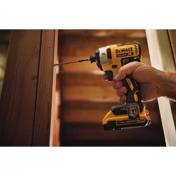 DEWALT 20-Volt MAX XR Cordless Impact Driver/Rotary Hammer Combo Kit (2-Tool), (2) 20-Volt 5.0Ah Batteries & Charger